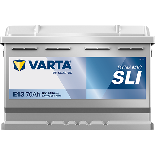 VARTA E13 Black Dynamic 12V 70Ah 640A Autobatterie 570 409 064