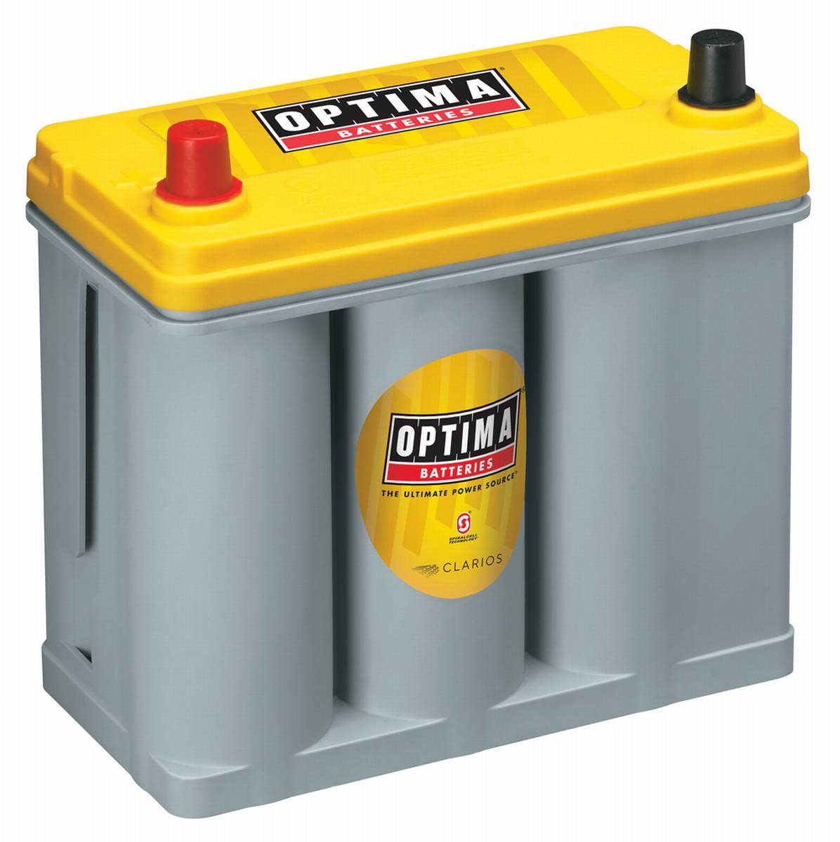 Optima Yellow Top YT S - 2.7, 12V 38Ah, AGM Zyklenfest, Spiralcell Technologie