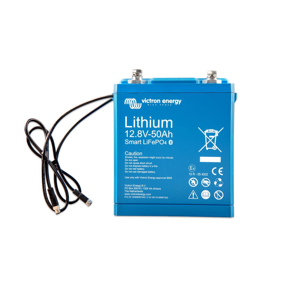 Victron Energy 12,8V 50Ah Smart LiFePO4 Lithium Batterie  