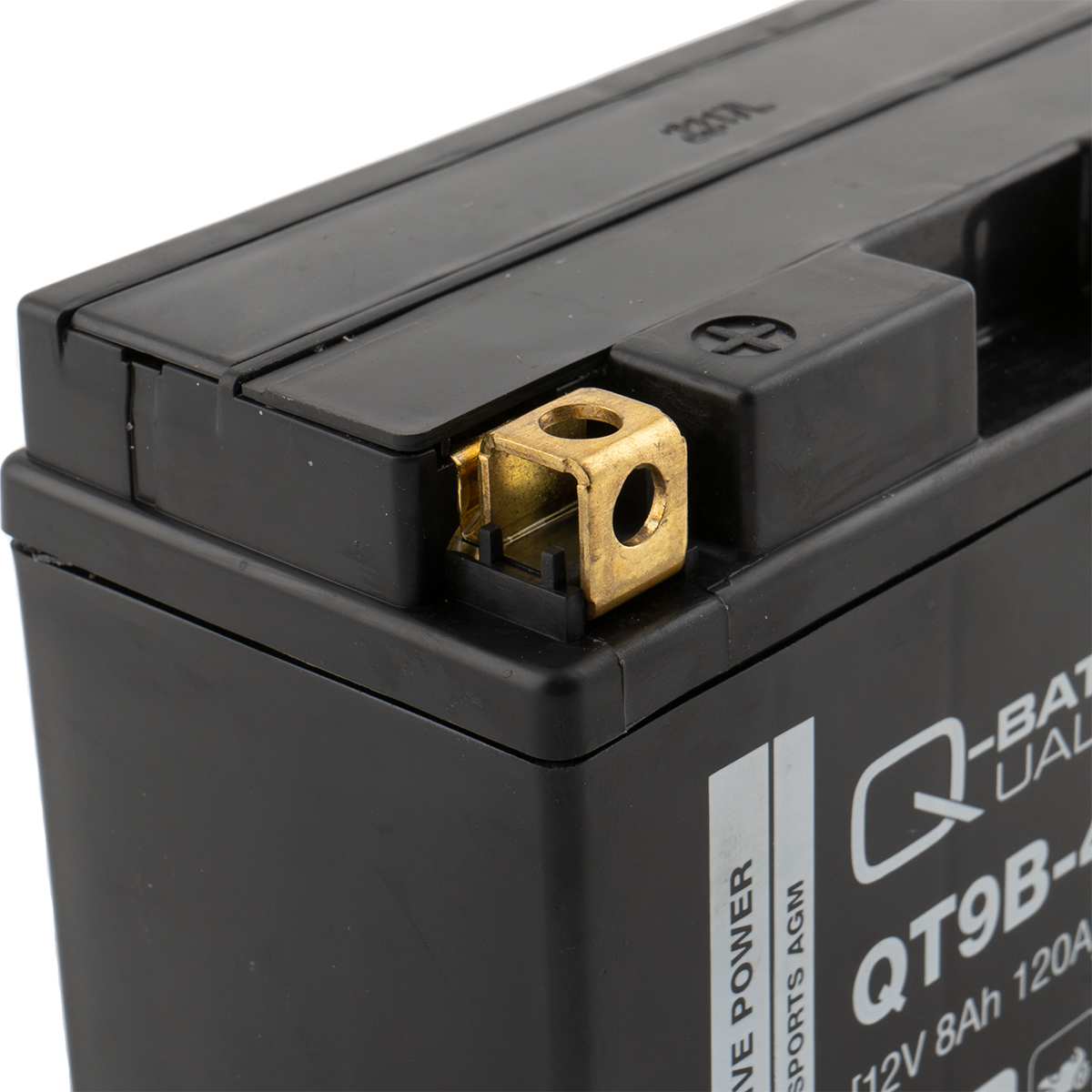 Q-Batteries QT9B-4 AGM Motorradbatterie 12V 8Ah 120A
