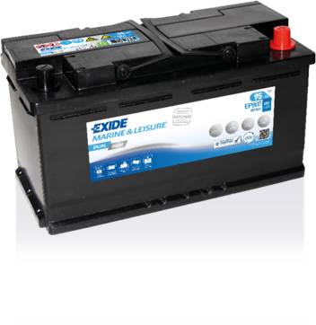 Exide EP800 Dual AGM Versorgungsbatterie Starterbatterie 12V 95Ah 800Wh