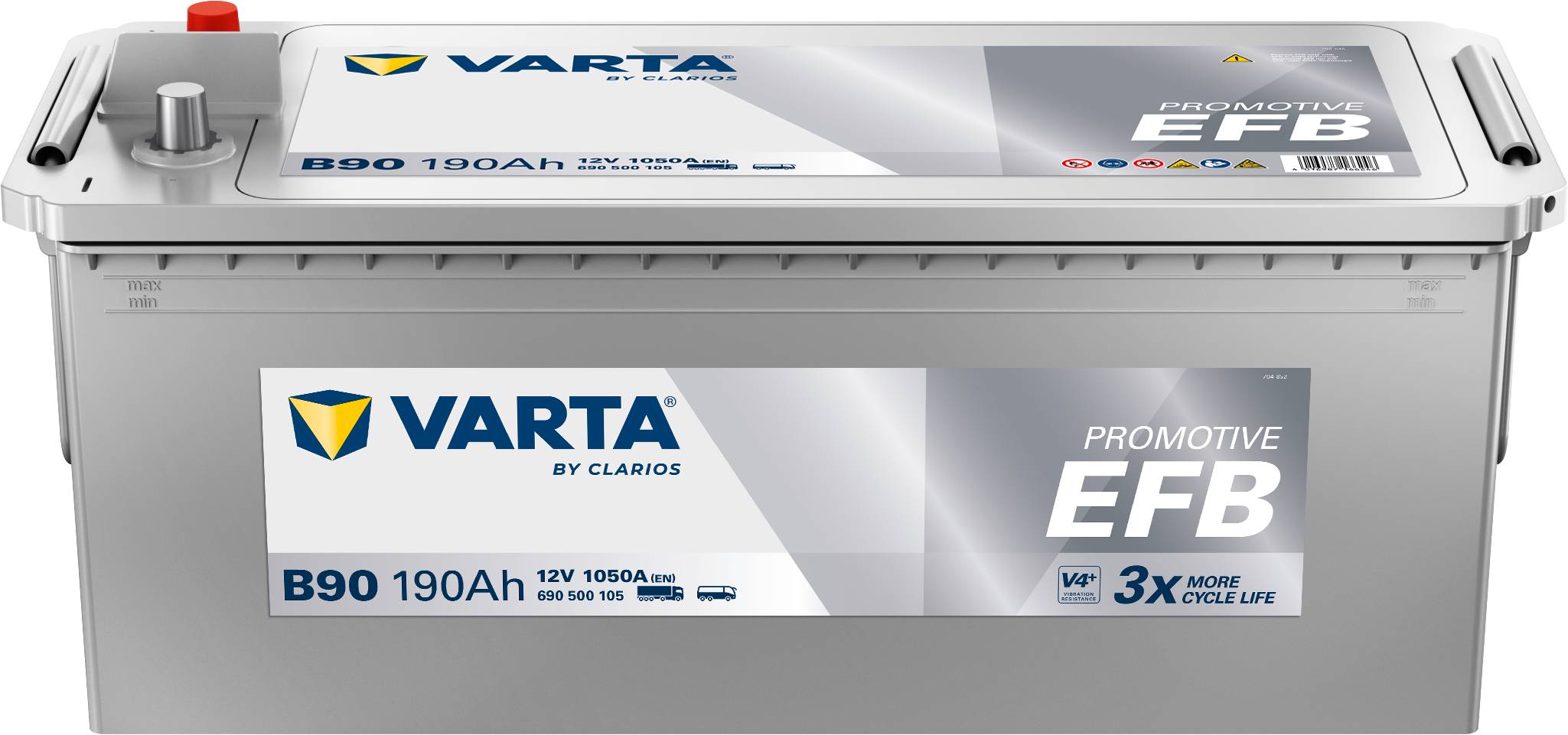 VARTA B90 ProMotive EFB 12V 190Ah 1050A LKW-Batterie 690 500 105