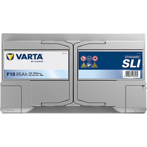 VARTA F18 Silver Dynamic 12V 85Ah 800A Autobatterie 585 200 080