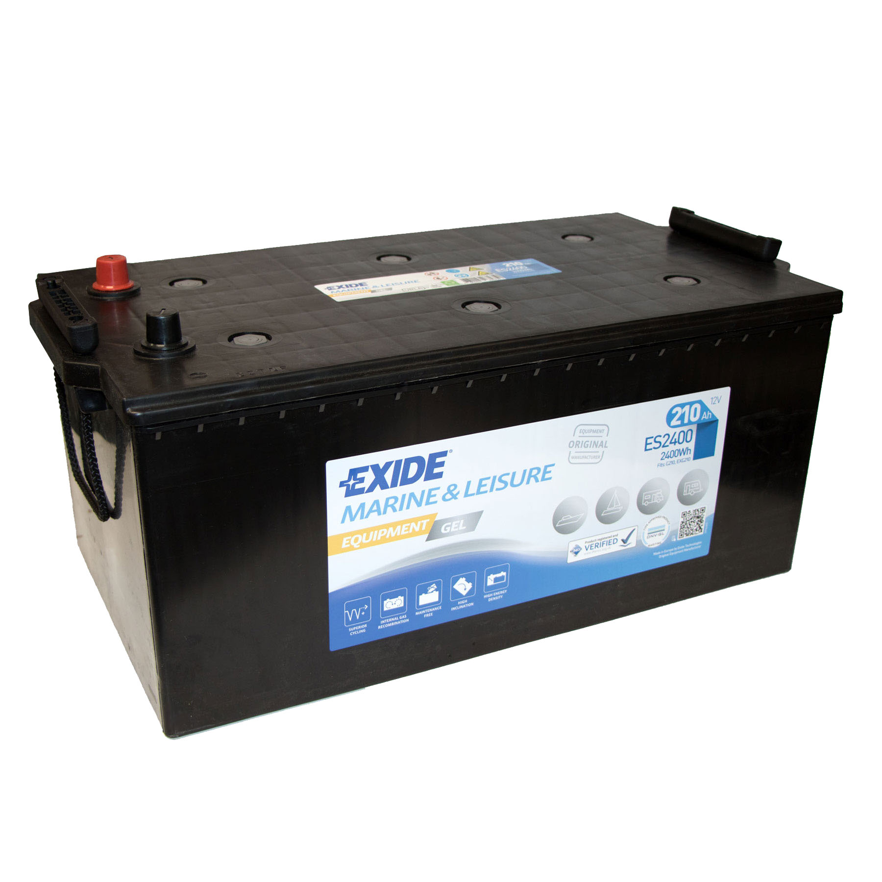 Exide ES 2400 Equipment Gel 12V 210Ah G210 Versorgungsbatterie