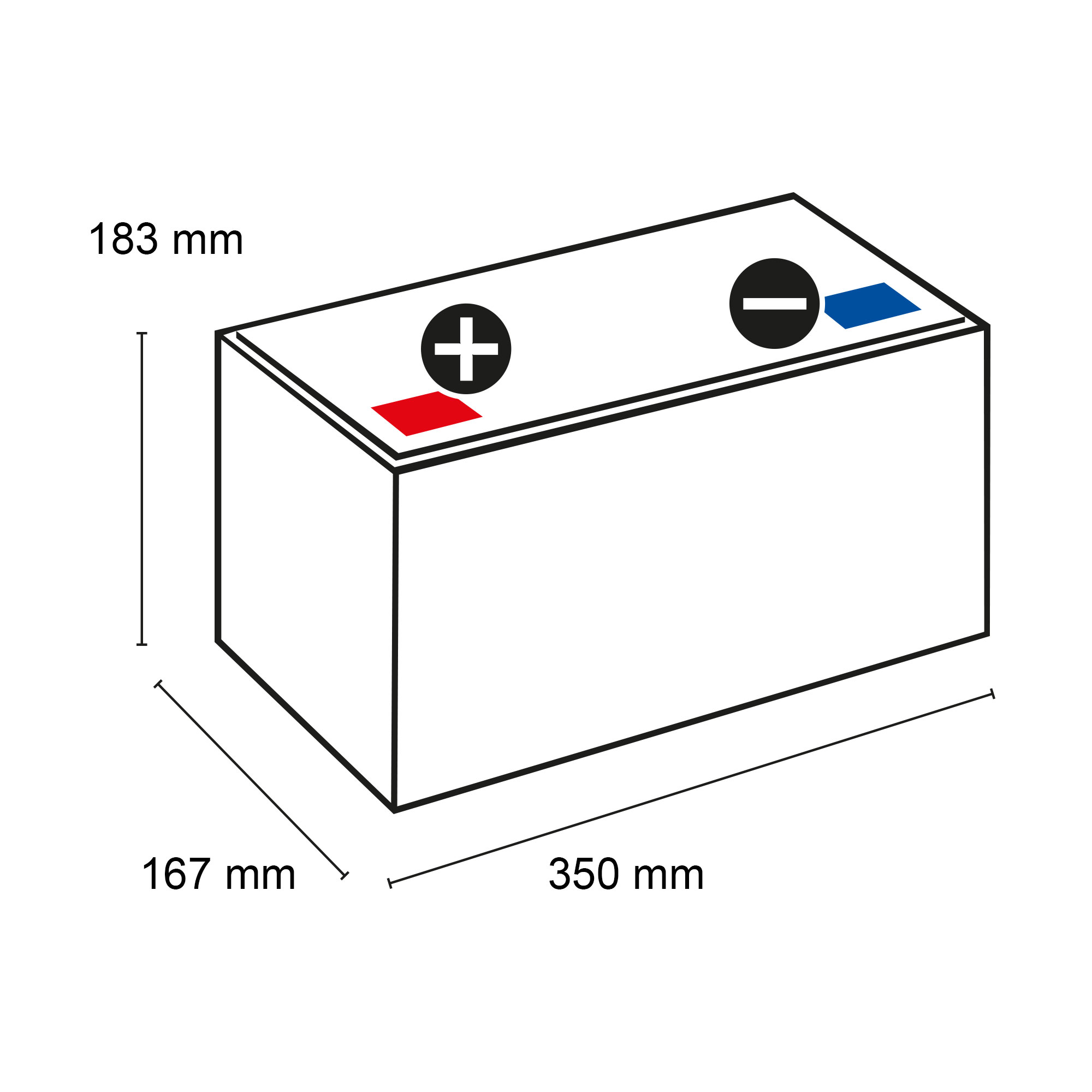 Q-Batteries 12LC-80 AGM Solar und Wohnmobil Batterie 12V 80Ah