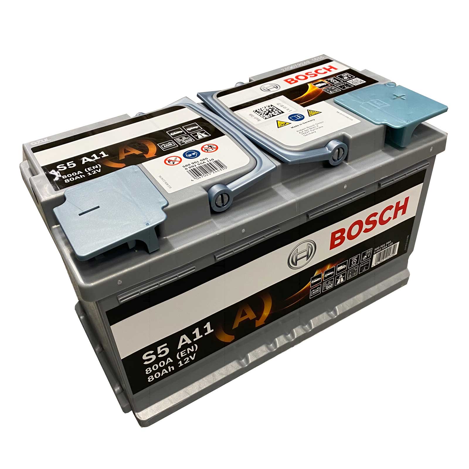 Bosch S5 A11 Autobatterie AGM Start-Stop 12V 80Ah 800A