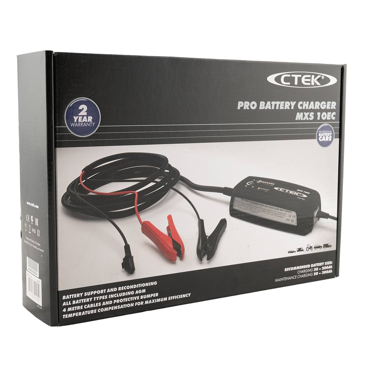 CTEK MXS 10 EC EU  Batterieladegerät 12V 10A für Bleiakkus