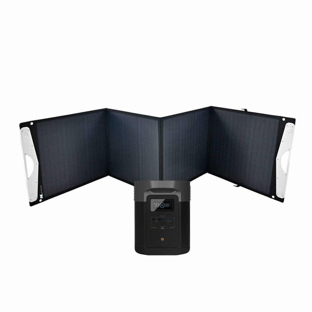 Ecoflow Delta Max 2016Wh Powerstation mit a-TroniX Solar Bag Vario 200W