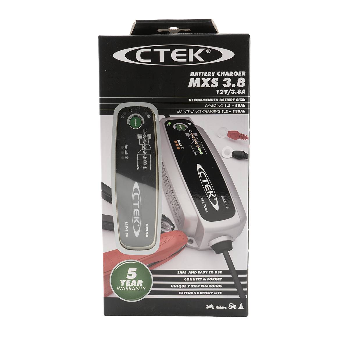 CTEK MXS 3.8 Autobatterie-Ladegerät 12V 3,8A