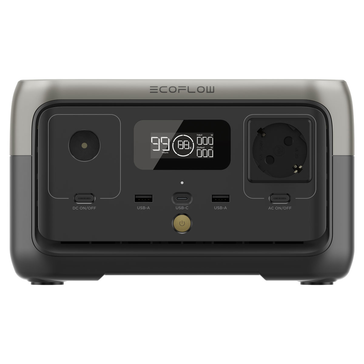 EcoFlow River 2 256Wh Portable Powerstation mit 90W Solarmodul