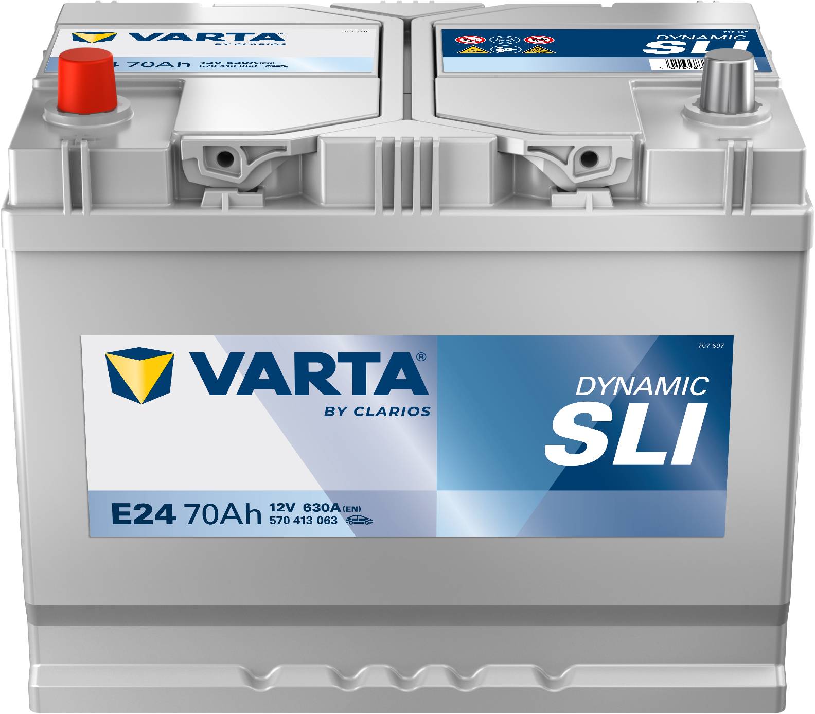 VARTA E24 Blue Dynamic 12V 70Ah 630A Autobatterie 570 413 063