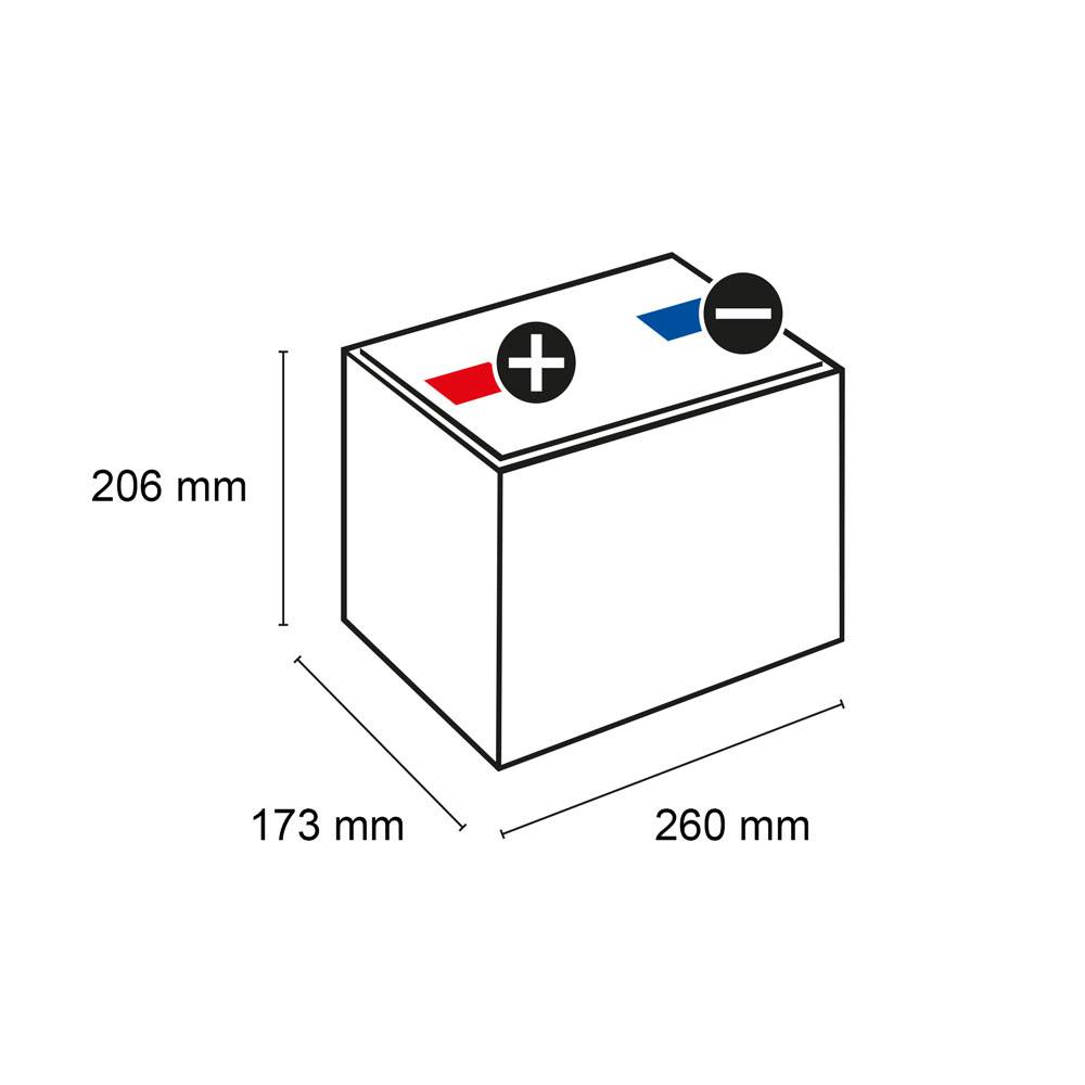 Exide EK508 Start-Stop Exide EK508 Orbital AGM 12V 50Ah 800A Autobatterie