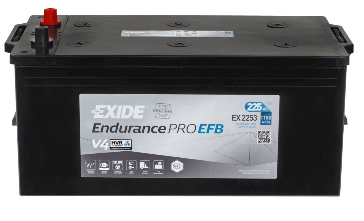 Exide EX2253 Endurance PRO EFB 12V 225Ah 1100A LKW Batterie