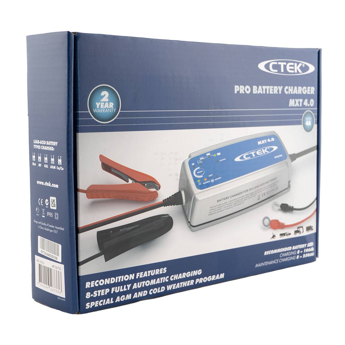 CTEK MXT 4.0 EU LKW Batterie Ladegerät 24V 4A