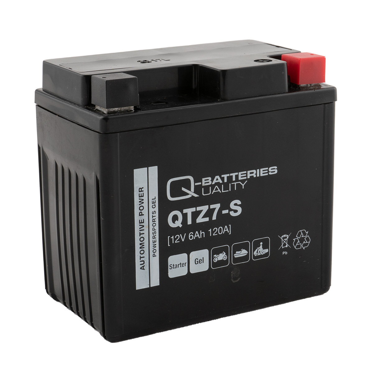 Q-Batteries QTZ7-S Gel Motorradbatterie 12V 5Ah 90A 57902