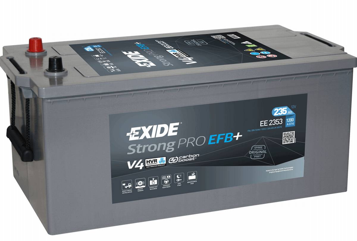 Exide EE2353 StrongPRO EFB+ 12V 235Ah 1200A LKW Batterie