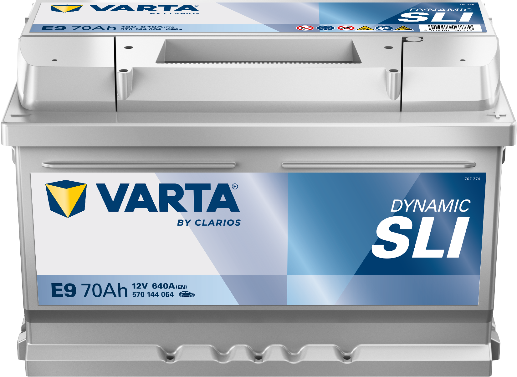 VARTA E9 Black Dynamic 12V 70Ah 640A Autobatterie 570 144 064