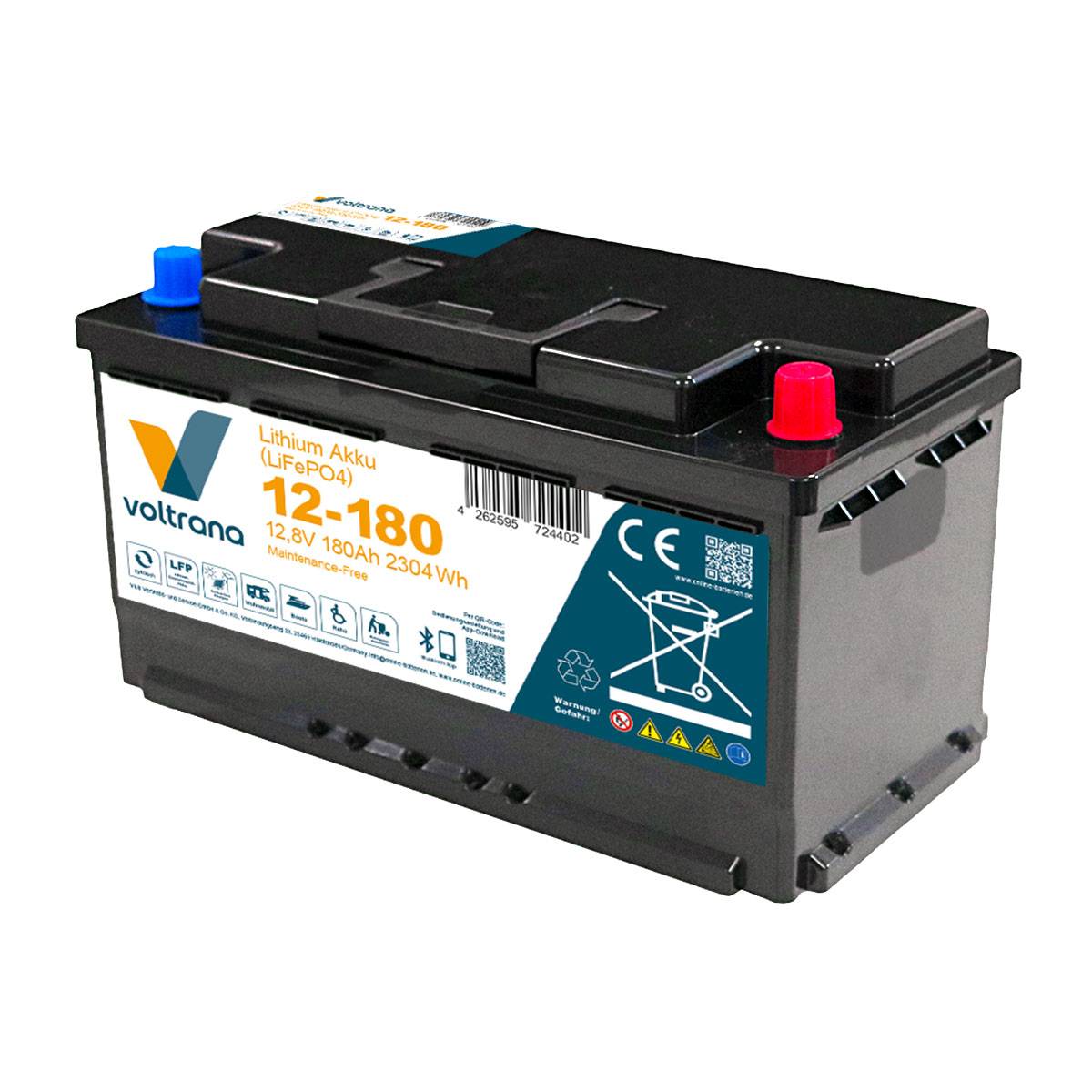 Voltrana Lithium-Akku VT180 12,8V 180Ah 2304Wh Bluetooth Heizfunktion LiFePO4