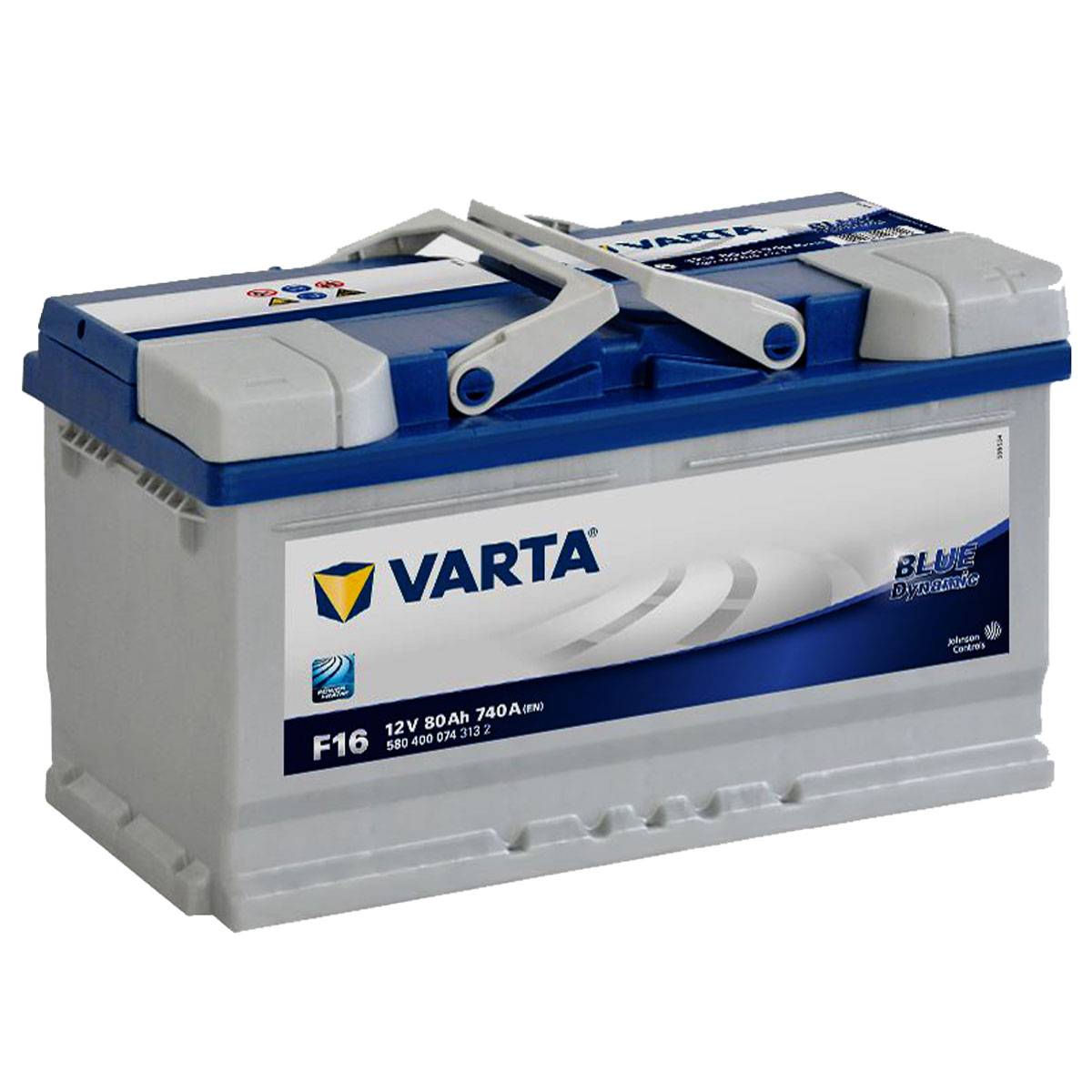 VARTA F16 Blue Dynamic 12V 80Ah 740A Autobatterie 580 400 074