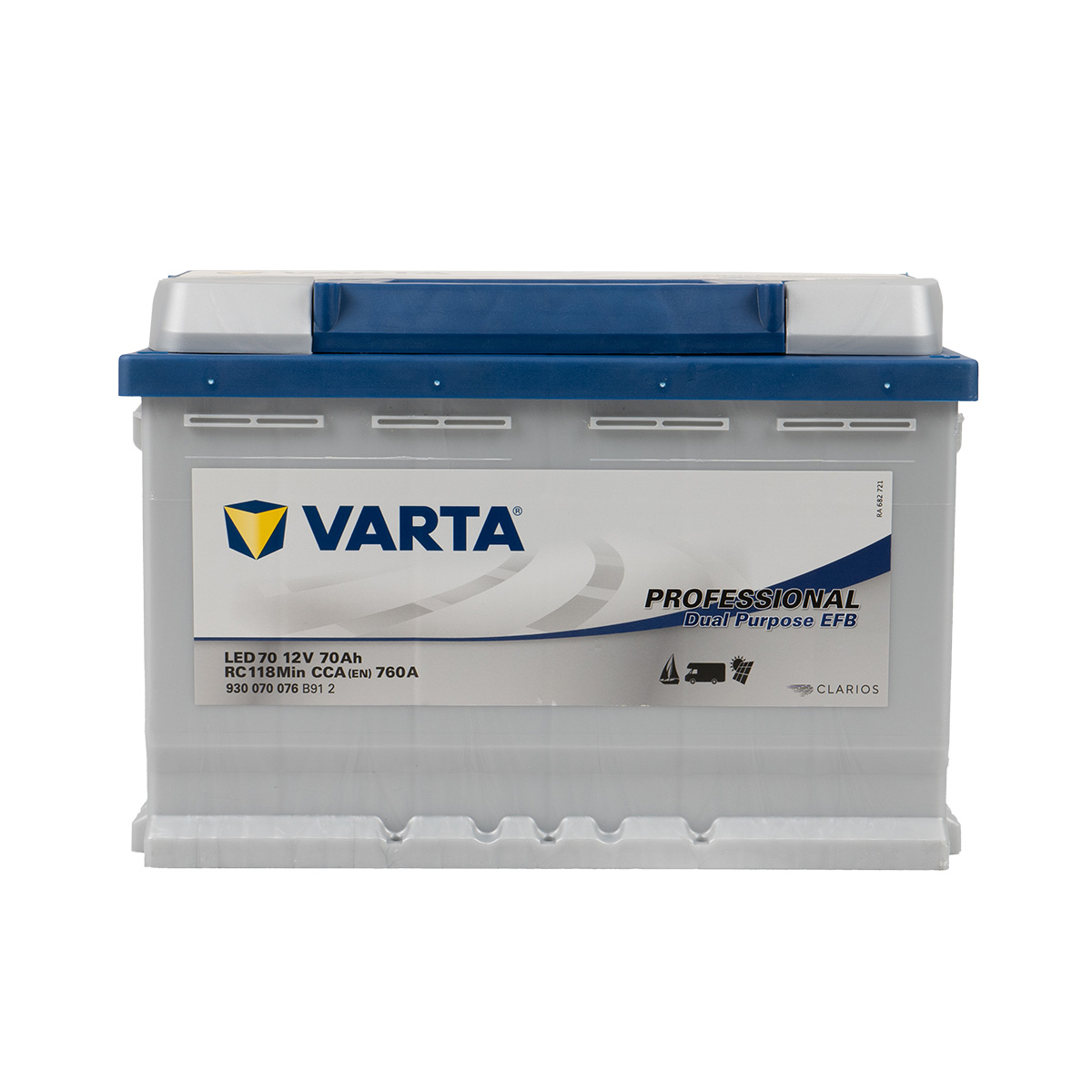 Varta LED70 Professional EFB 12V 70Ah 760A Wohnmobilbatterie