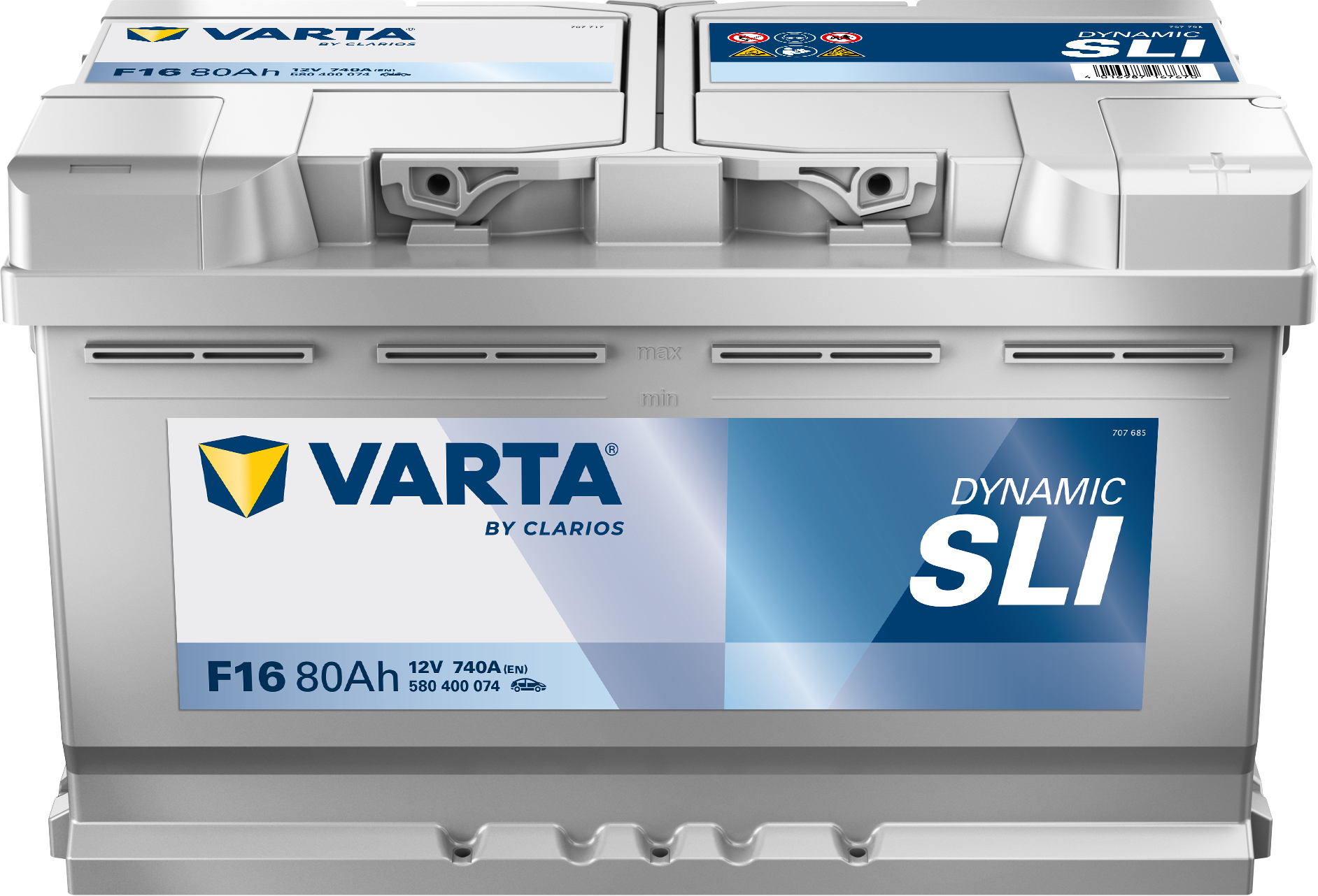 VARTA F16 Blue Dynamic 12V 80Ah 740A Autobatterie 580 400 074