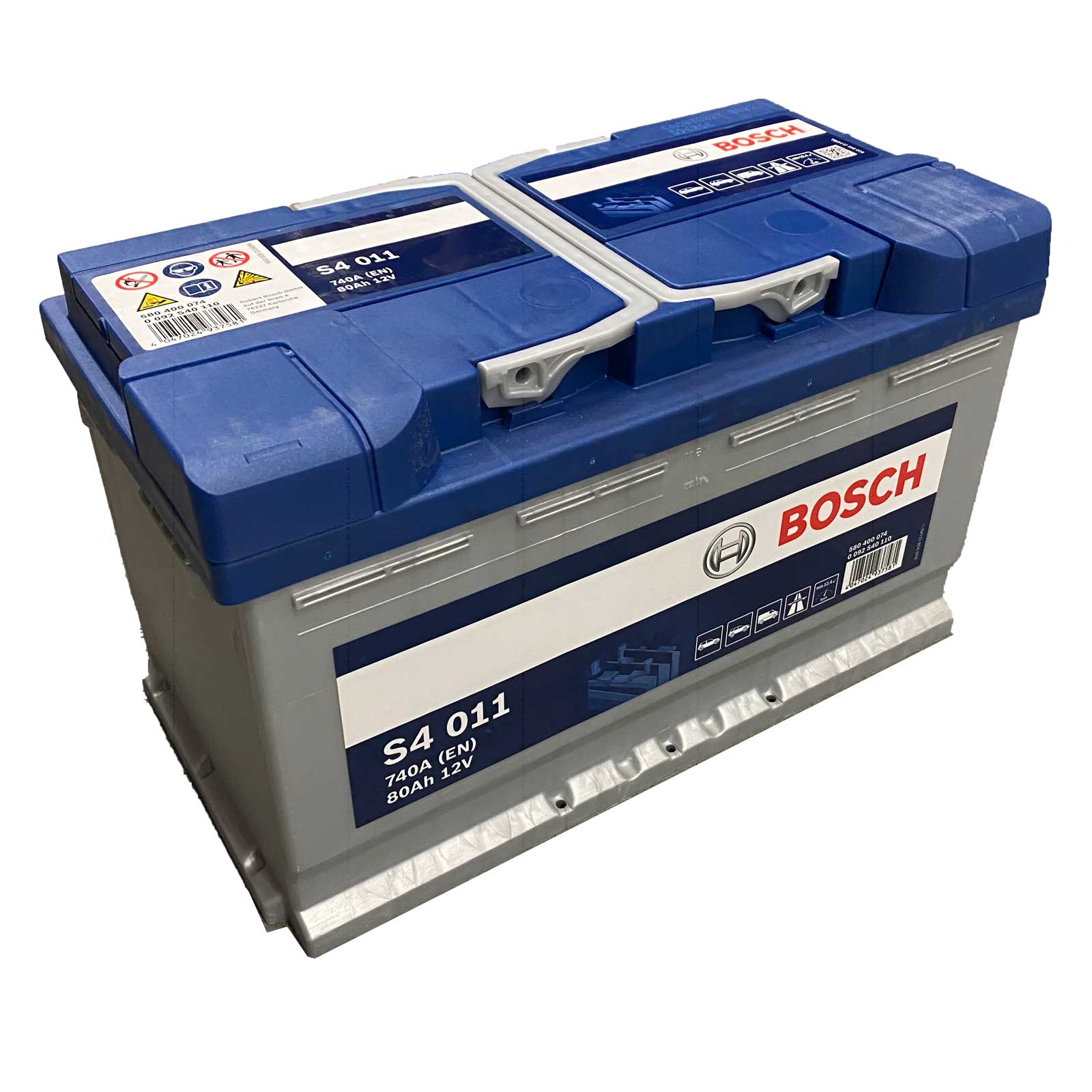 Bosch S4 011 Autobatterie 12V 80Ah 740A