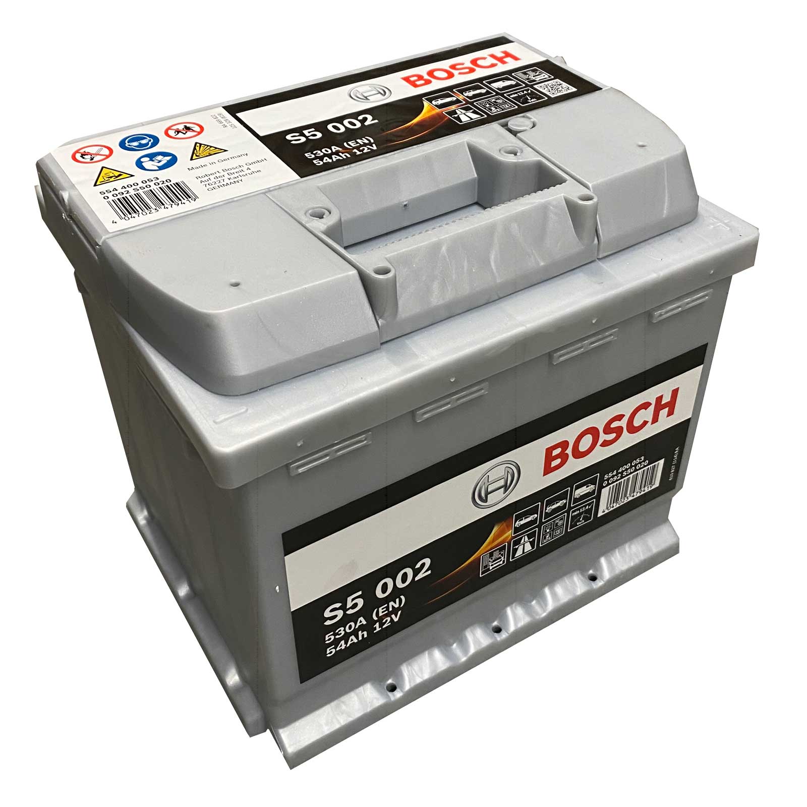 Bosch S5 002 Autobatterie 12V 54Ah 530A