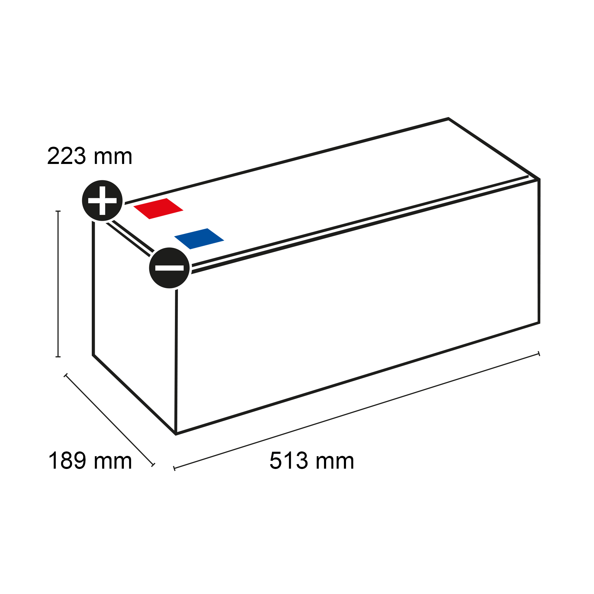 Exide ET950 Equipment 12V 135Ah Semitraktion Versorgungsbatterie