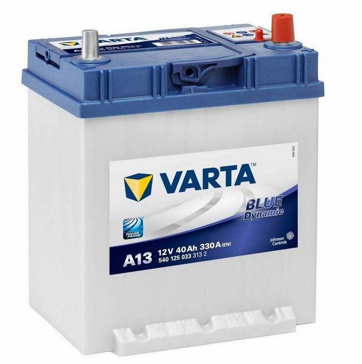 VARTA A13 Blue Dynamic 12V 40Ah 330A Autobatterie 540 125 033