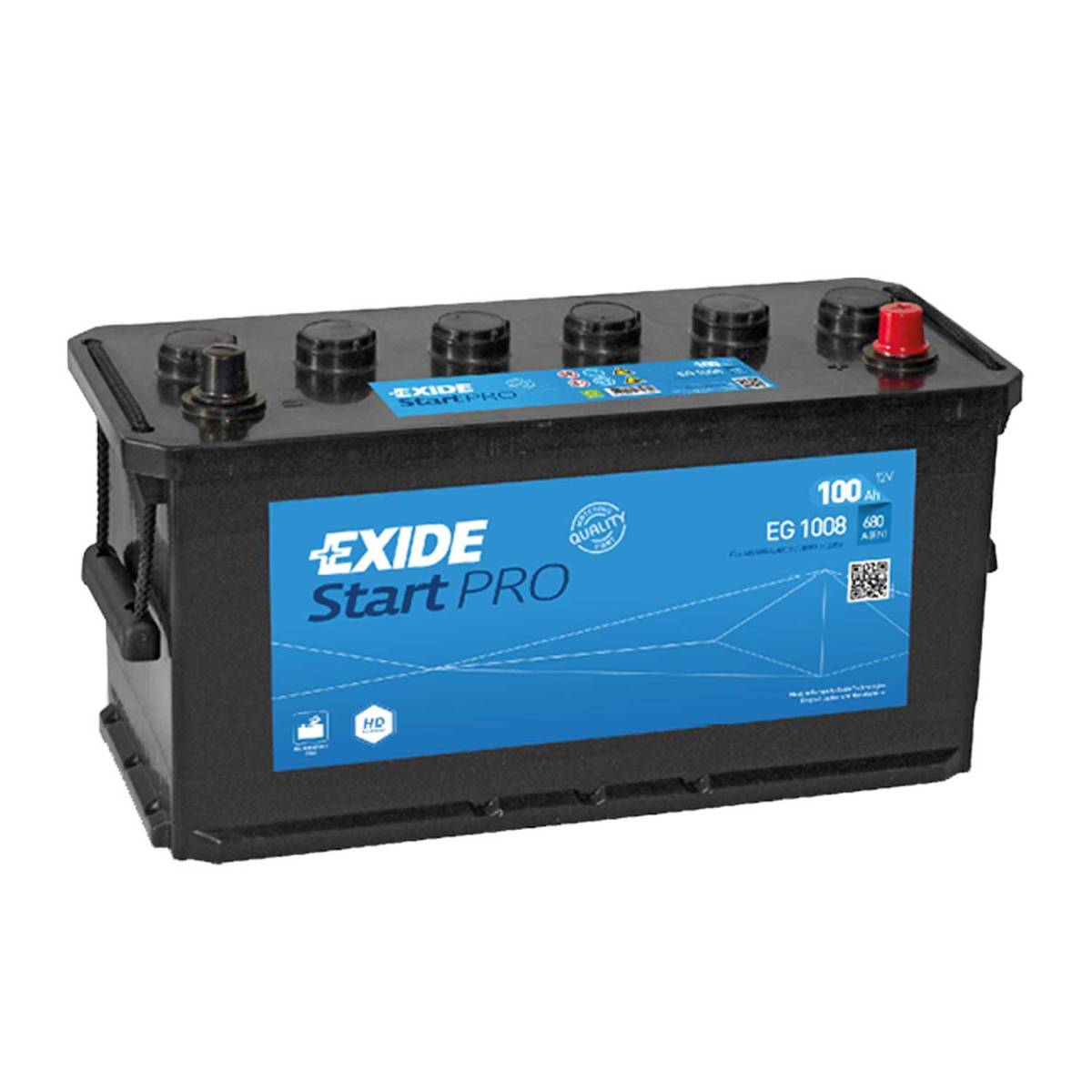 Exide EG1008 Start Pro 12V 100Ah 680A LKW Batterie