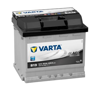 VARTA B19 Black Dynamic 12V 45Ah 400A Autobatterie 545 412 040