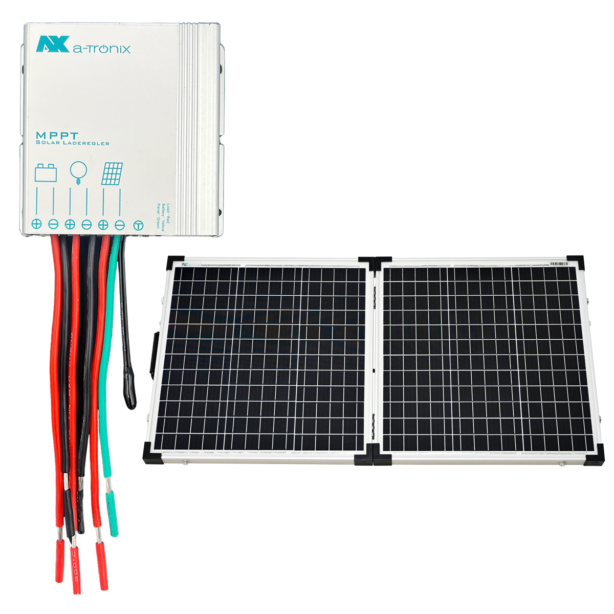 a-TroniX PPS Solar Case 2x50W 100W Solarkoffer mit MPPT