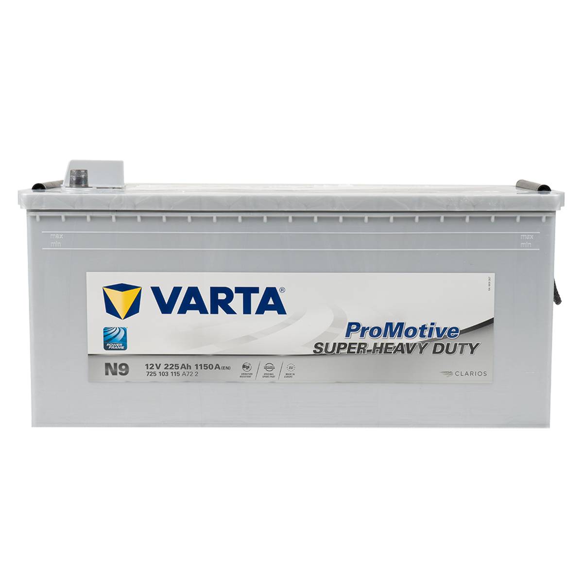 VARTA N9 ProMotive Super Heavy Duty 12V 225Ah 1150A LKW Batterie 725 103 115