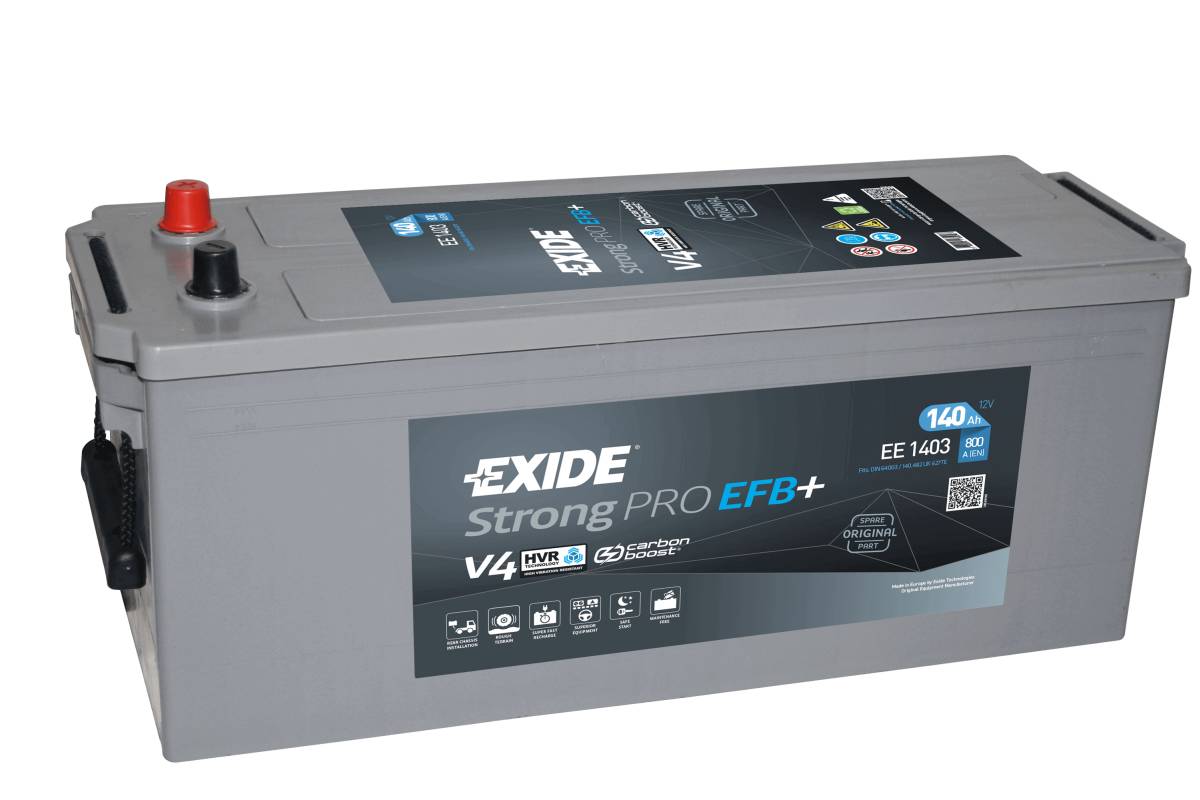 Exide EE1403 StrongPRO EFB+ 12V 140Ah 800A LKW Batterie