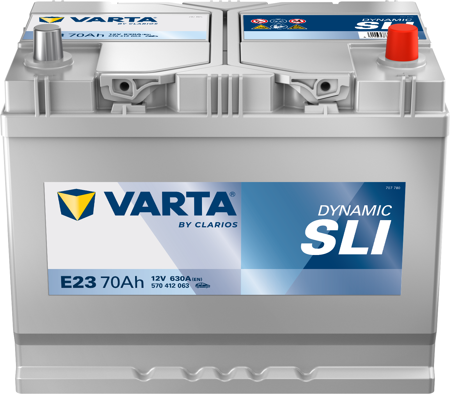 VARTA E23 Blue Dynamic 12V 70Ah 630A Autobatterie 570 412 063
