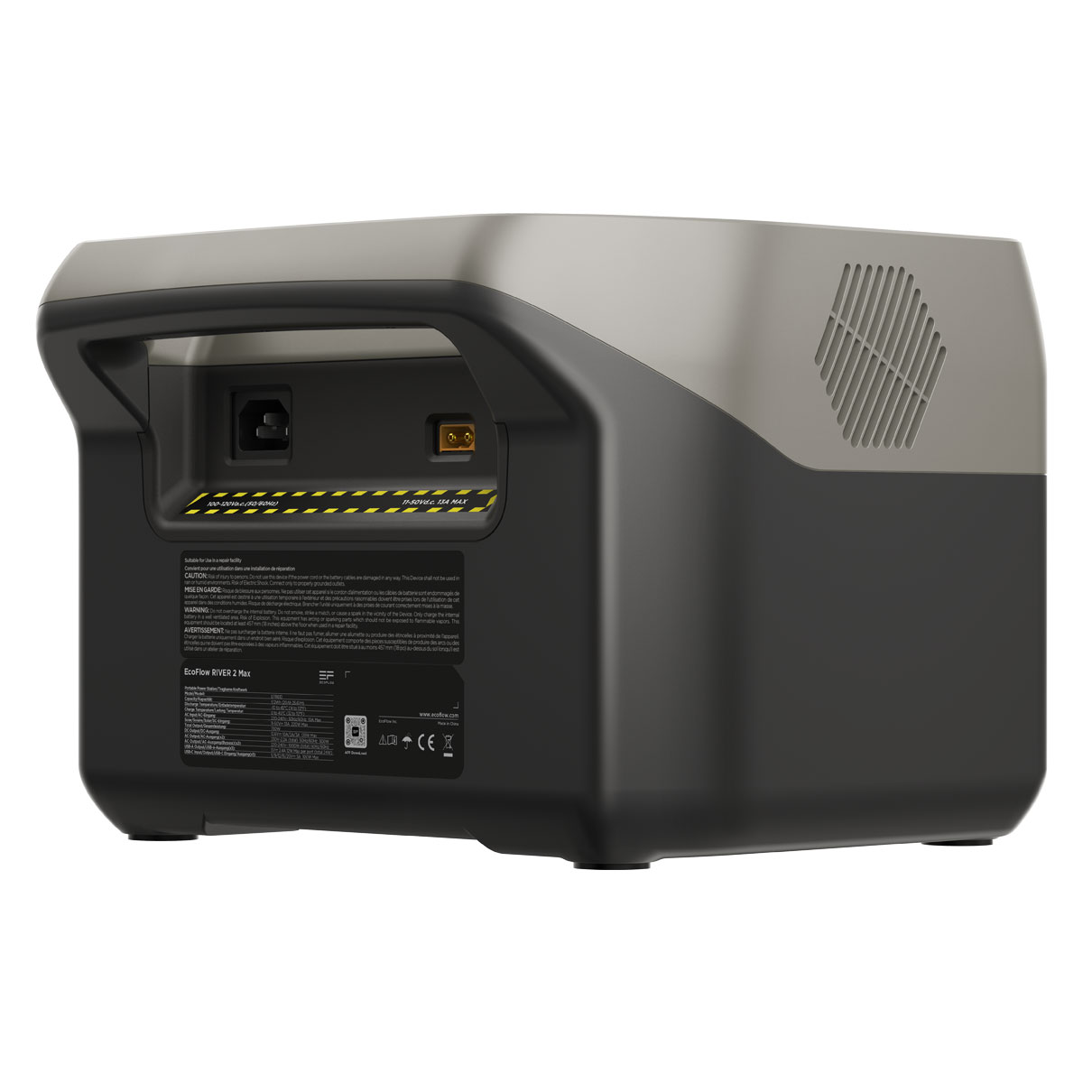 EcoFlow River 2 Max 512Wh Portable Powerstation mit 180W Solarmodul