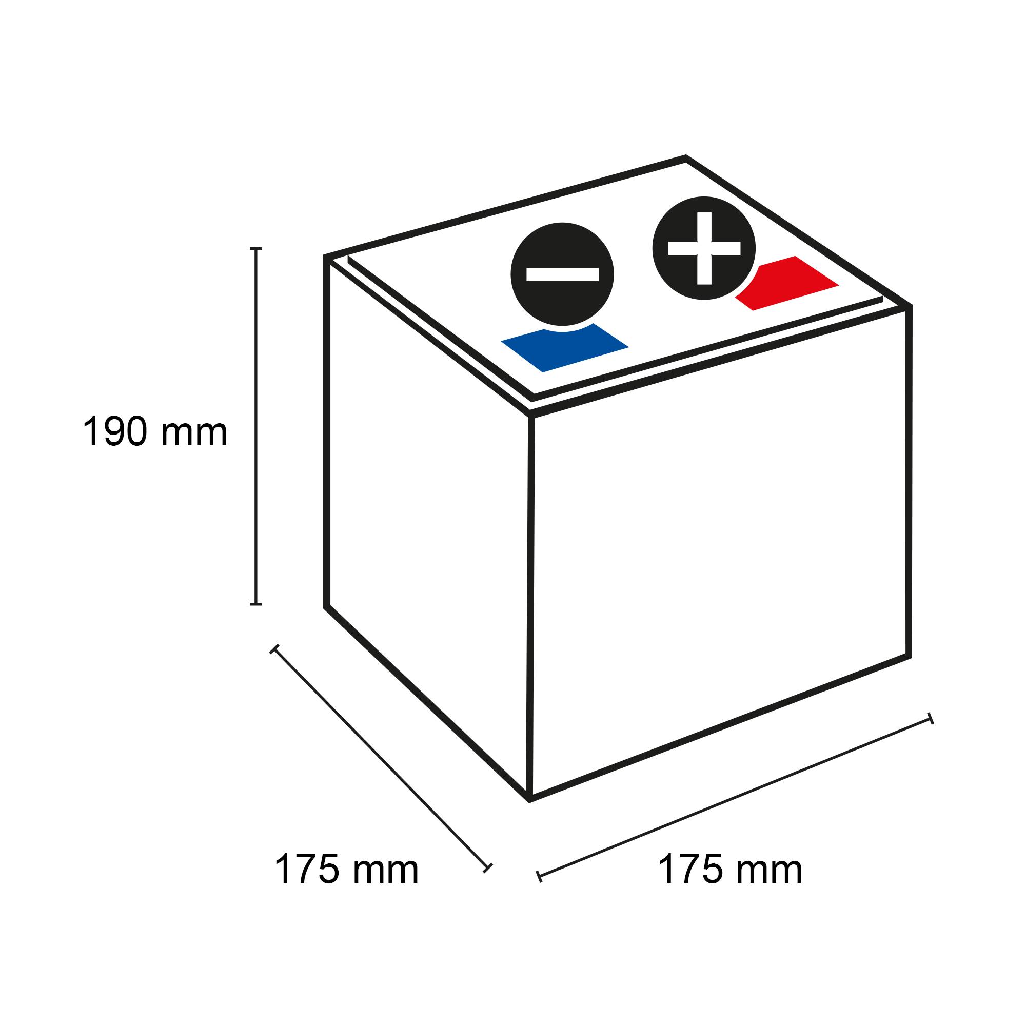 Exide EB440 Excell 12V 44Ah 400A Autobatterie