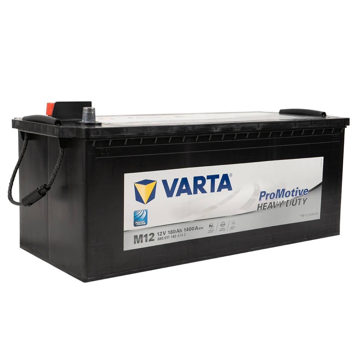 VARTA M12 ProMotive Heavy Duty 12V 180Ah 1400A LKW Batterie 680 011 140