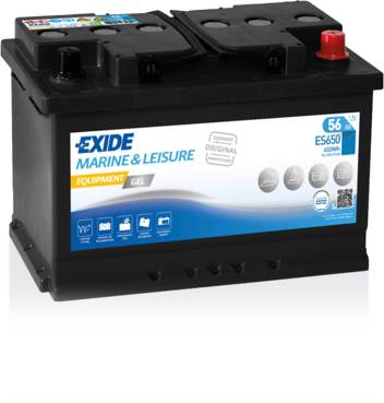 Exide ES650 Equipment Gel 12V 56Ah G60 Versorgungsbatterie