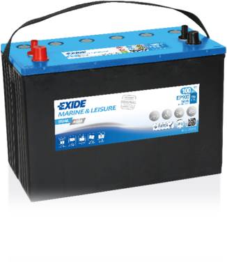 Exide EP900 Dual AGM Versorgungsbatterie Starterbatterie12V 100Ah 900Wh