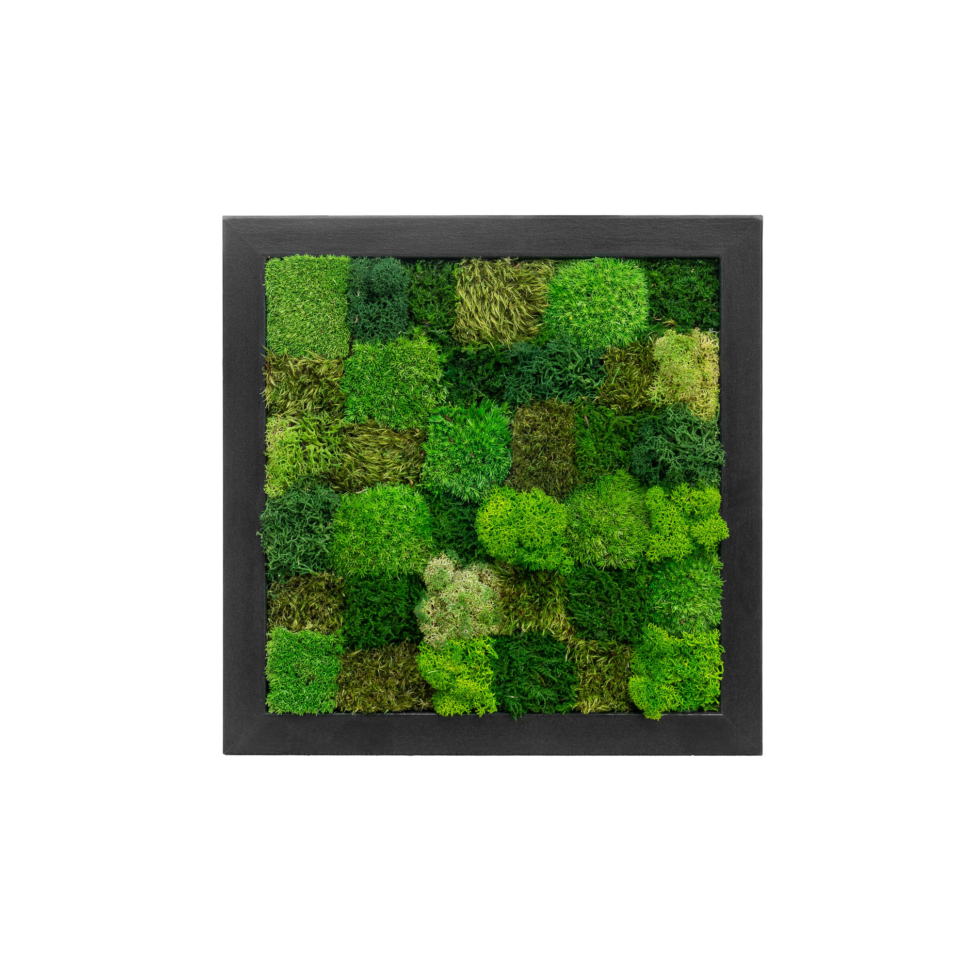 Emerald Mosaic (25x25 cm, schwarz)