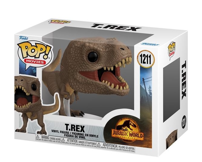 Funko POP! Vinyl-Figur T. Rex aus Jurassic World 3 in 9 cm Fensterbox – Limitierte Sammler­edition Nr. 1211"      title="Funko POP! Jurassic World 3 T. Rex – Sammler­edition