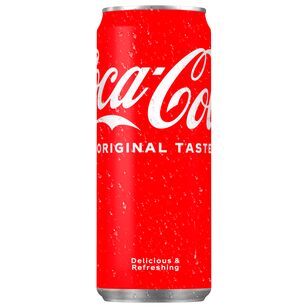 Coca-Cola Original Taste in der 0,33L Dose – der Klassiker mit vollem Geschmack. Perfekt für Verkauf, Catering und Freizeitangebote.