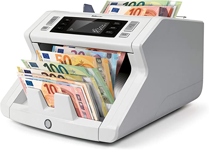 Safescan 2265 - Banknotenzähler für unsortierte Banknoten mit 5-facher Falschgelderkennung