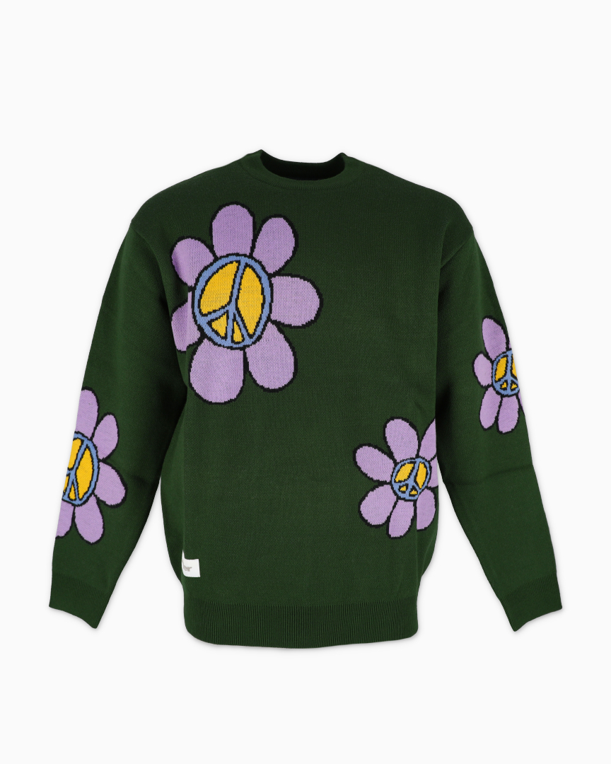 Flowers Knit Sweater