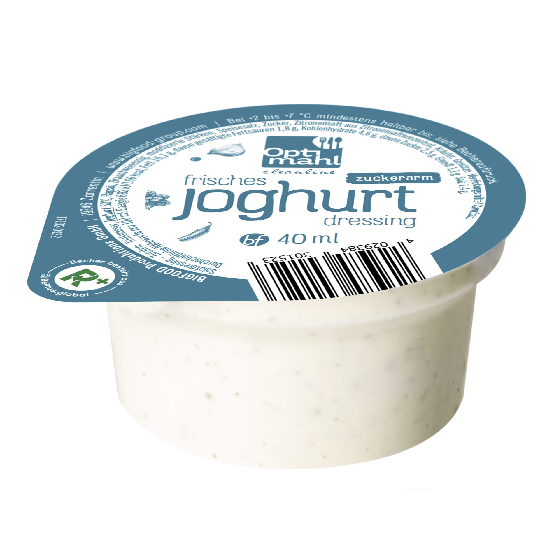 Dressing 'Joghurt' (40ml) zuckerarm