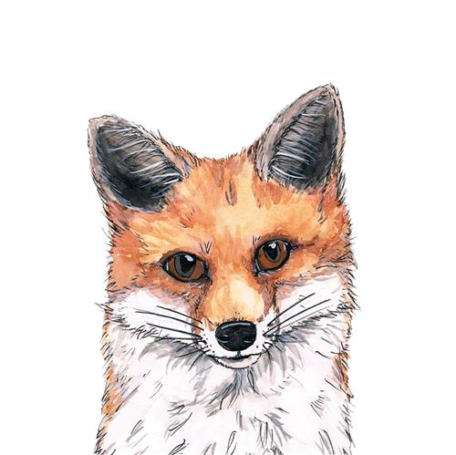20 Servietten Fox - Kleiner Fuchs 33x33cm