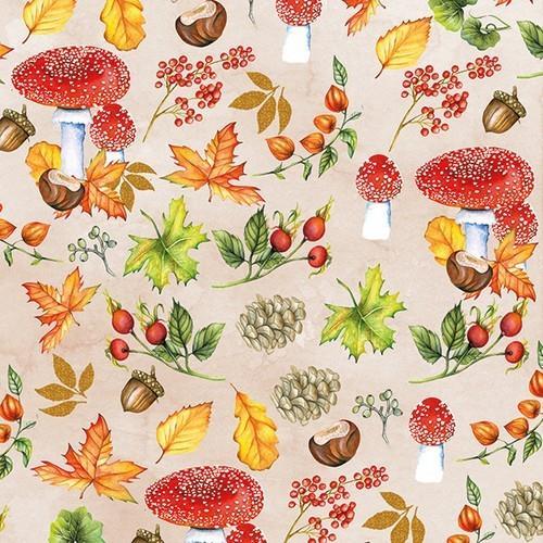 20 Servietten Autumn Pattern – Alles vom Herbst 33x33cm