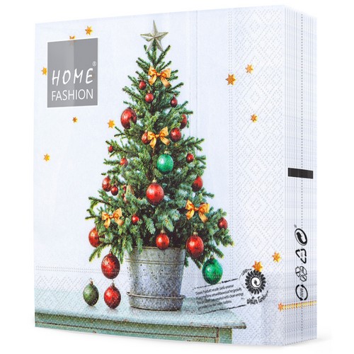 20 Servietten Cute Tree - Kleiner Weihnachtsbaum 33x33cm