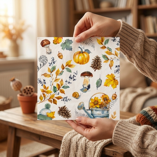 20 Servietten Autumn Elements - Traumhafte Herbstelemente 33x33cm